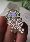 Jellyfish - Lapel Pin - Pink - lapel pins - LanaBetty