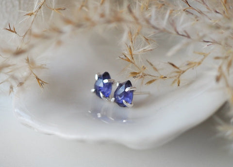 Libra Claw Stud Earrings - Silver - Earring - LanaBetty