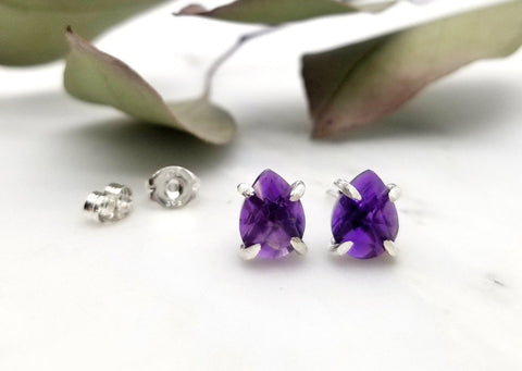 Libra Claw Stud Earrings - Silver - Earring - LanaBetty