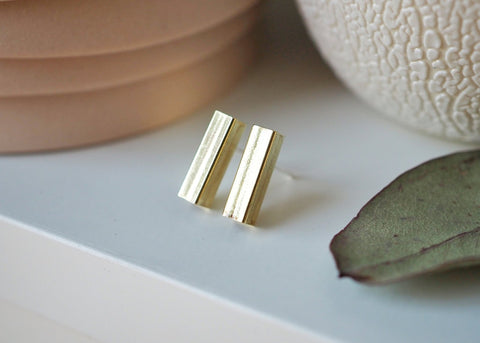 Long Tube Stud Earrings - Earring - LanaBetty