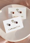 Lyra Earrings - Garnet - Earring - LanaBetty