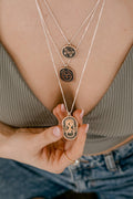 Mantra | A New Beginning Awaits Hourglass Necklace - 24" - Necklace - LanaBetty