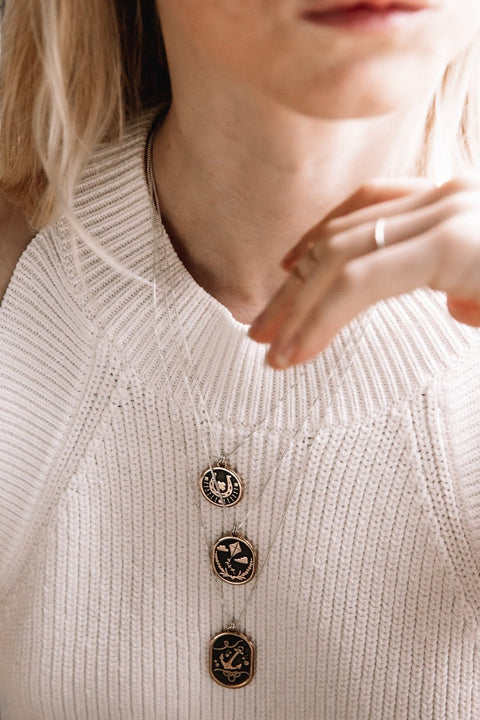 Mantra | Breathe Necklace - 20" - Necklace - LanaBetty