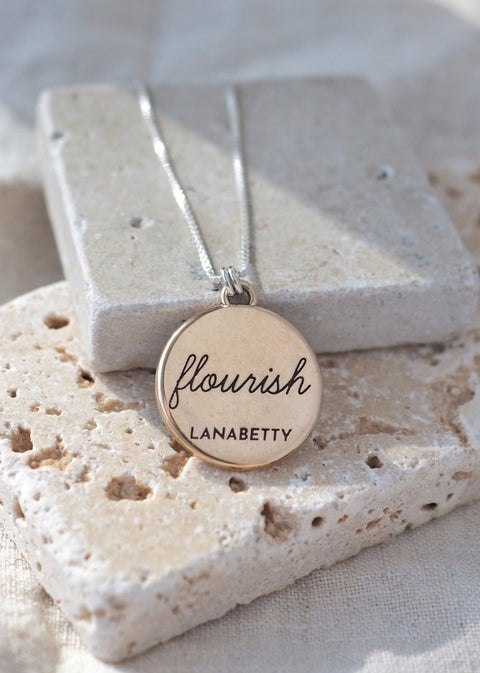 Mantra | Flourish Necklace - 18" - Necklace - LanaBetty