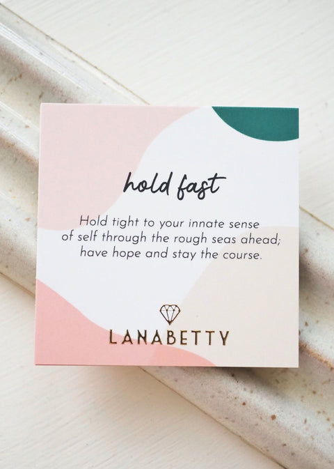 Mantra | Hold Fast Necklace - 24" - Necklace - LanaBetty