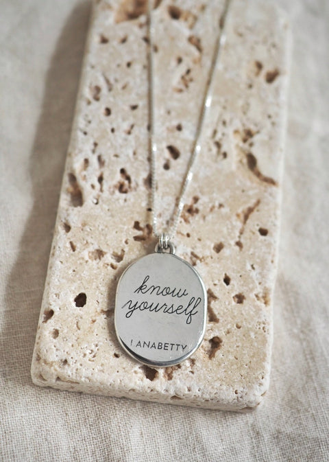 Mantra | Know Yourself Necklace - 20" - Necklace - LanaBetty