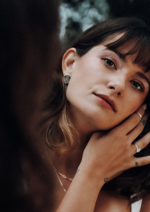 Mantra | Rewrite Your Story Stud Earrings - Earring - LanaBetty