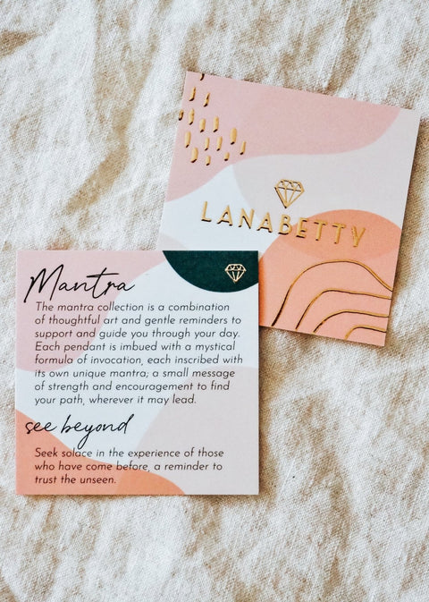 Mantra | See Beyond Necklace - 20" - Necklace - LanaBetty