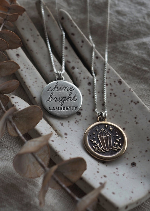 Mantra | Shine Bright Necklace - 18" - Necklace - LanaBetty