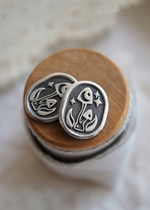 Mantra | Transform Mushroom Stud Earrings - Earring - LanaBetty