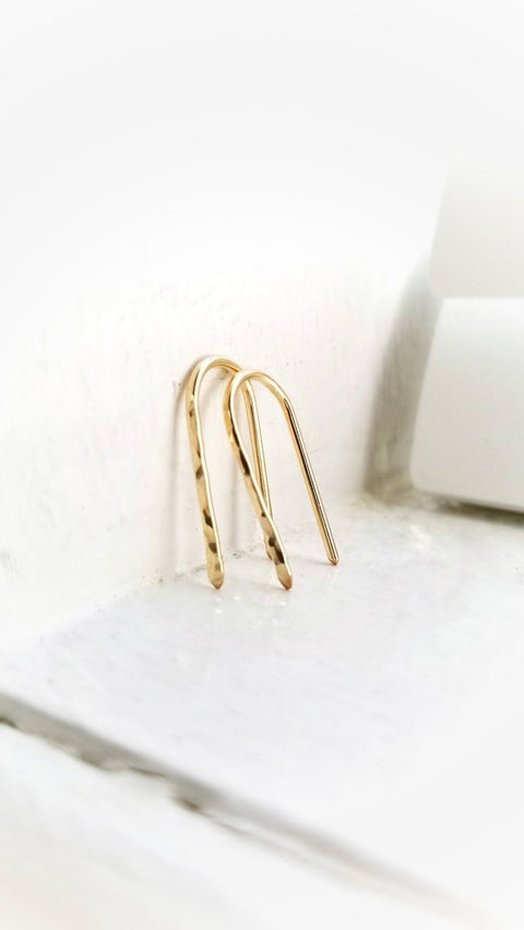Parallel Arc Earrings - Earring - LanaBetty
