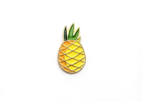 Passionate Pineapple Lapel Pin - lapel pins - LanaBetty