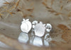 Peach Post Earrings - Silver - Earring - LanaBetty
