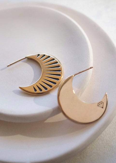 Prospect Hoop Earrings - Large - Earring - LanaBetty