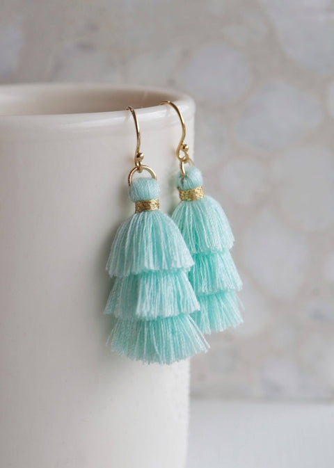 Prosper Tiered Tassel Earrings - Earring - LanaBetty
