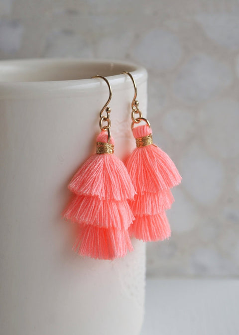 Prosper Tiered Tassel Earrings - Earring - LanaBetty