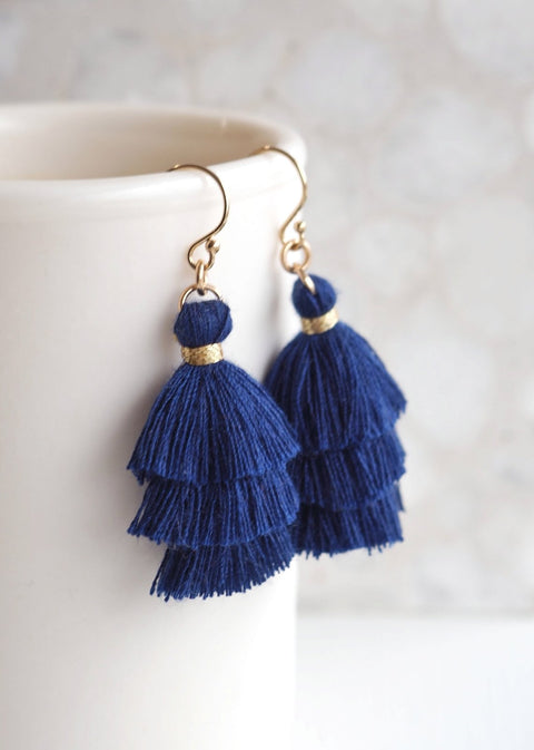 Prosper Tiered Tassel Earrings - Earring - LanaBetty