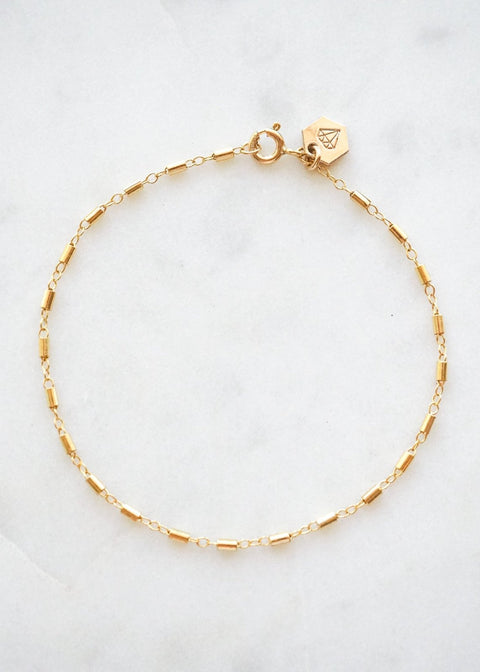 Pulse Chain Bracelet - Gold FIlled - Bracelet - LanaBetty