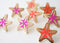 Tiny Peach Starfish - Lapel Pin - lapel pins - LanaBetty