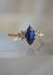 Torrance - Custom Marquise Sapphire Ring - 14k Gold - Ring - LanaBetty