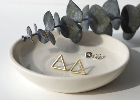 Triangle Stud Earrings - Earring - LanaBetty