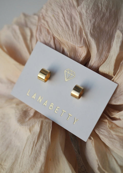 Tube Stud Earrings - Earring - LanaBetty
