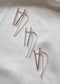 Uniforma Hammered Arc Earrings - Earring - LanaBetty