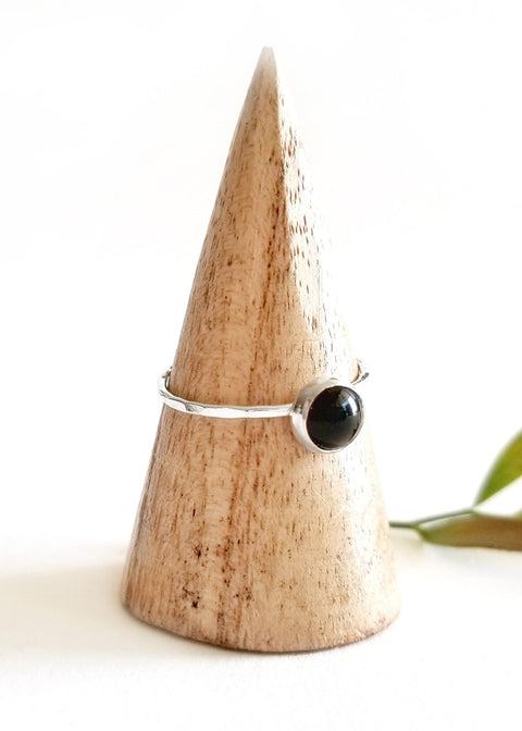 Ursa Minor - Smooth 6mm Gemstone Ring - Ring - LanaBetty