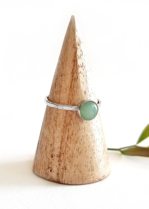 Ursa Minor - Smooth 6mm Gemstone Ring - Ring - LanaBetty