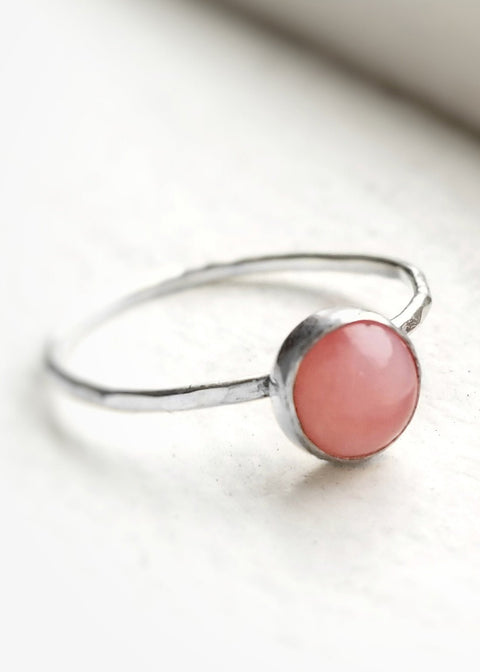 Ursa Minor - Smooth 6mm Gemstone Ring - Ring - LanaBetty