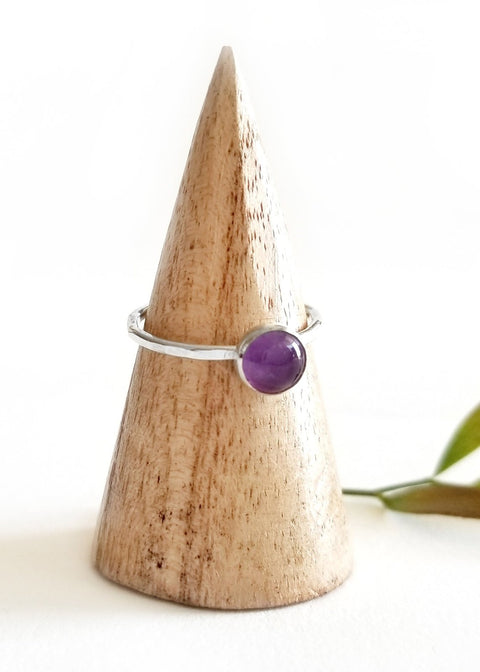 Ursa Minor - Smooth 6mm Gemstone Ring - Ring - LanaBetty