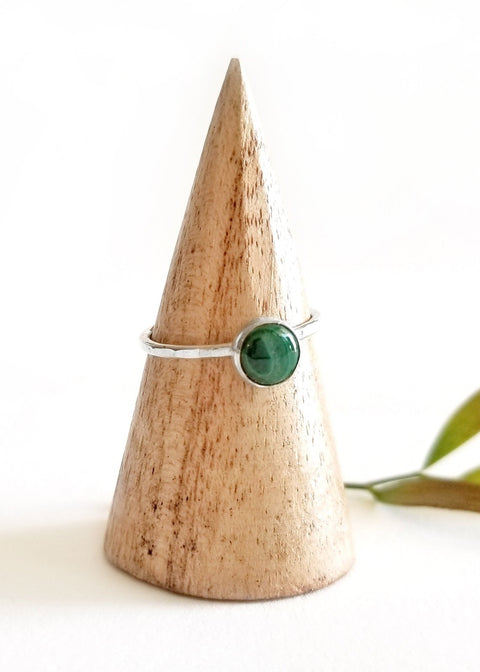 Ursa Minor - Smooth 6mm Gemstone Ring - Ring - LanaBetty