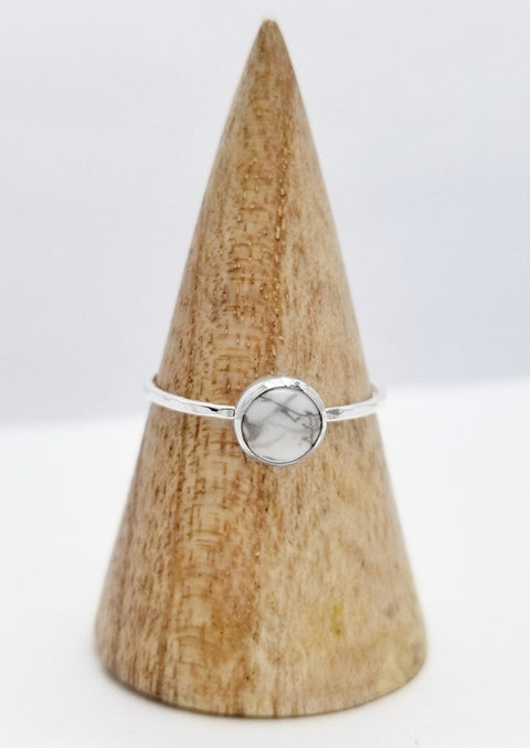 Ursa Minor - Smooth 6mm Gemstone Ring - Ring - LanaBetty