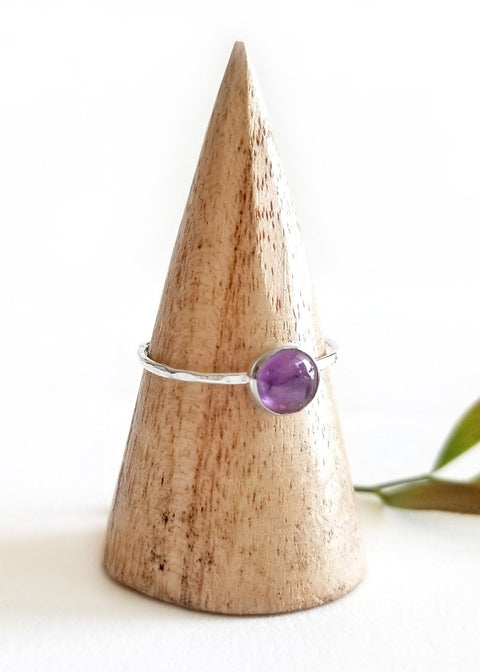 Ursa Minor - Smooth 6mm Gemstone Ring - Ring - LanaBetty