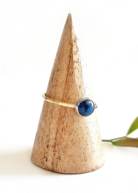 Ursa Minor - Smooth 6mm Gemstone Ring - Ring - LanaBetty