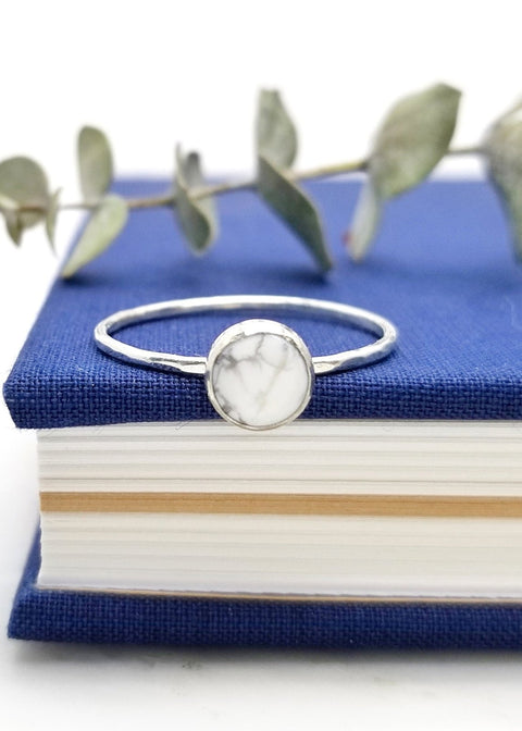 Ursa Minor - Smooth 6mm Gemstone Ring - Ring - LanaBetty