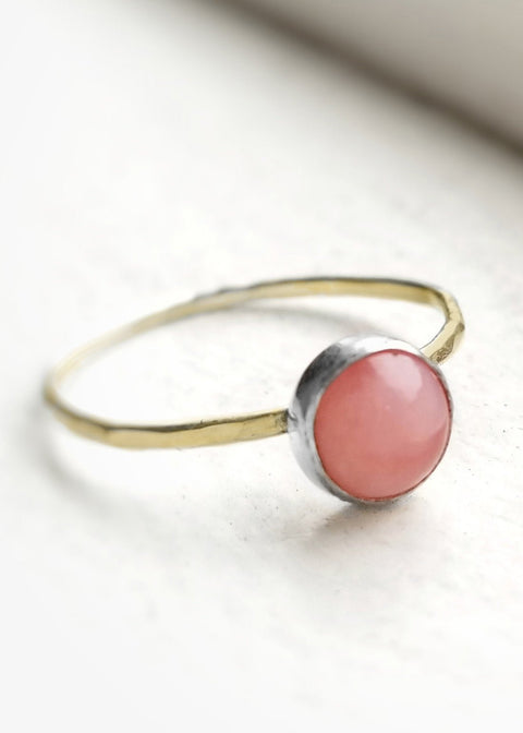 Ursa Minor - Smooth 6mm Gemstone Ring - Ring - LanaBetty