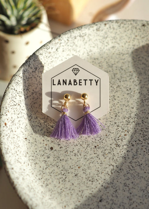 Utopia Tassel Stud Earrings - Earring - LanaBetty